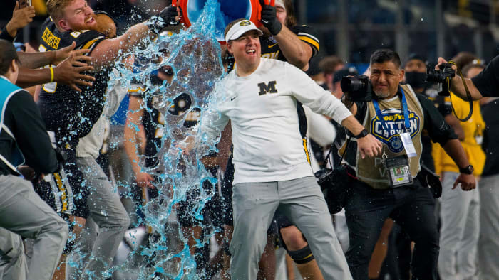 Missouri Tigers coach Eli Drinkwitz